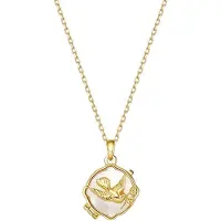 Hey Happiness Chaîne 'Serenity Locket' or