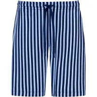 Mey Pantalon de pyjama 'Graphic Stripes' bleu / blanc