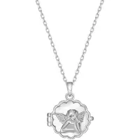 Hey Happiness Chaîne 'Seraphina Locket' argent