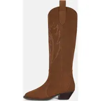 L37 HANDMADE SHOES Bottes de cowboy 'LET'S GET LOST' caramel