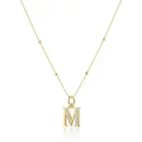 Hey Happiness Chaîne 'Letter M' or