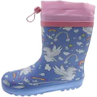 Beppi Bottes en caoutchouc bleu