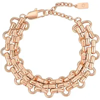 Hey Happiness Bracelet 'Interlocking' or rose