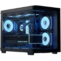 Aerocool P300c Argb Tempered Glass Pc Tower Case Noir