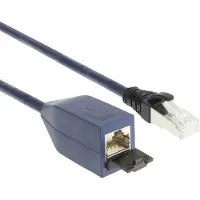 ACT Blue 10 meters LSZH SFTP CAT6A MPTL extension cable snagless with RJ45 connectors (FB1510)