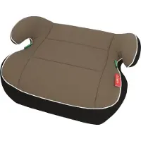Carkids Rehausseur I-Size Sam - Conforme à la norme I-Size R-129 - Pour les enfants mesurant entre 125 et 150 cm – Housse amovible et lavable - Installation flexible - Taupe/Noir
