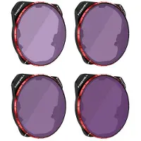 FreeWell Set Of 4 Filters Bright Day For Dji Mavic 3 Pro/cine Violet