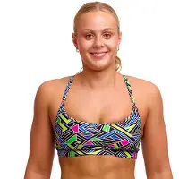 Funkita Fks026 Medium Impact Sports Bra Multicolore M Femme