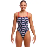 Funkita High Leg Swimsuit Bleu AUS 8 Femme
