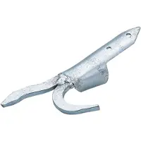 Talamex Boat Hook Galvanised Argenté 150 mm