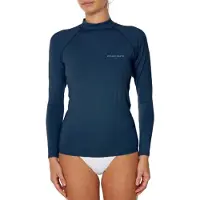 Ocean & Earth Waves Long Sleeve Rash Guard Bleu 12 Years Fille