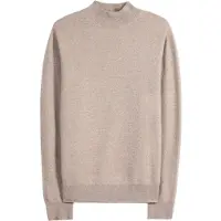 GOBI Cashmere Pull-over 'Men's Timeless Mock Neck Cashmere Sweater' taupe