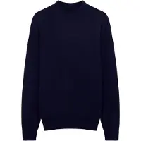 GOBI Cashmere Pull-over 'Men's Timeless Mock Neck Cashmere Sweater' bleu marine