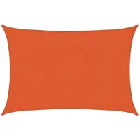 vidaXL Voile d'ombrage 160 g/m² Orange 2x3 m PEHD