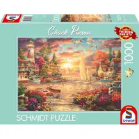 999 Games Spiele Puzzle Chuck Pinson - Matin sur le Lac - 1000 pièces