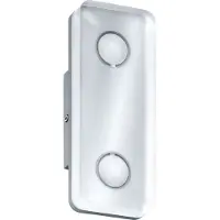 Paulmann Applique murale/plafond rectangulaire Theta, IP44, LED 9W, aluminium anodisé/verre transparent, 230V, métal/acrylique