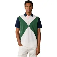 Hackett pour homme. HM5600208 Polo Nbr Diamond blanc cassé (XL), Casuel, Coton, Manche courte