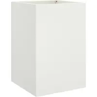 vidaXL Jardinière blanc 52x48x75 cm acier