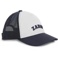 Zadig & Voltaire X60620 Junior Cap Blanc,Bleu 54 cm Enfants