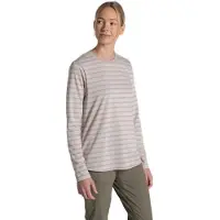 Craghoppers Nosilife Akona Long Sleeve T-shirt Beige,Gris 46 Femme