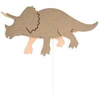 Van Tjalle en Jasper Par Tjalle et Jasper – Applique murale Dino Triceratops – Bois