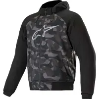 Alpinestars Chrome Camo Sport Sweat à capuche zippé de moto