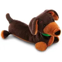 Nici Teckel brun couché 20 cm