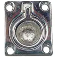 PLASTIMO Flush Ring Pull Handle Argenté 45 (2 pcs)