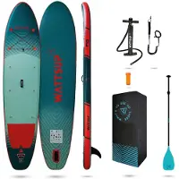 Wattsup Sup F12 Inflatable Paddle Surf Set Bleu
