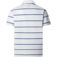 Hackett London pour homme. HM5600117 Polo à rayures HS blanc (XL), Sport, Coton, Manche courte