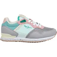 Pepe Jeans London Bubble Trainers Gris EU 32 Fille