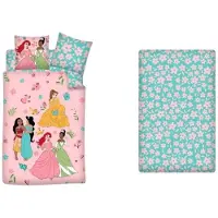 Aymax Disney Princess Bettbezug 140 x 200 cm + 90 x 200 cm + 25 cm Baumwolle