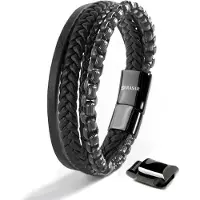 SERASAR Bracelet 'Hero' noir