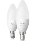Philips Hue Ampoule Bougie White Ambiance E14 Lot de 2