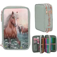 Miss Melody Romantic Fields Glittery Pencil Case Vert Homme