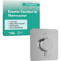 Hansgrohe Thermostat UP Ecostat Comfort Q Kit de finition 1 consommateur chrome, 1 pièce.