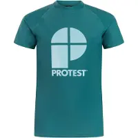 Protest Berents Short Sleeve Rash Guard Bleu 104 cm Garçon