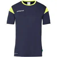 Uhlsport Squad 27 Jersey Homme à manches courtes - Marine / Jaune fluo