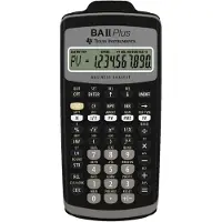 Texas Instruments BA-II-Plus Calculatrice financière 10 chiffres Mémoire 10 Mo