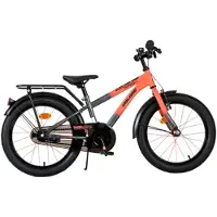 Volare Vélo pour enfants Thombike pour garçons – 18 pouces – orange et gris, avec frein à main et frein à rétropédalage