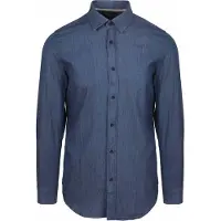 Suitable Chemise Washed Bleu Foncé