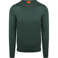 Suitable Merino Pullover V-Neck Vert Racing
