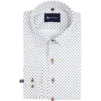 Suitable Chemise Imprimée Blanche
