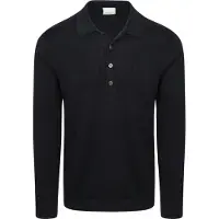 Profuomo Polo Manches Longues Dropneedle Marine