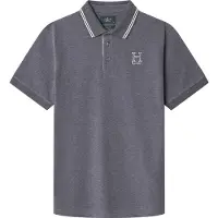 Hackett pour homme. HM563381 Polo gris Heritage H (3XL), Casuel, Coton, Manche courte