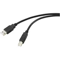 Renkforce Câble USB USB 2.0 USB-A mâle, USB-B mâle 15.00 m Noir Actif avec amplification du signal RF-5720400
