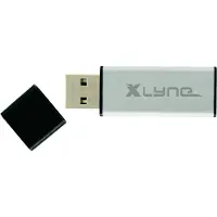 Xlyne Alu - Clé USB - 1 Go - USB 2.0 - argent aluminium