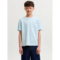 Jack & jones Junior T-Shirt opal / bleu pastel / blanc