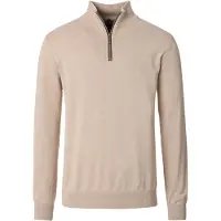 Casamoda Pull-over Demi-Zip Solid Beige