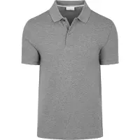 Profuomo Polo Piqué Mélangé Gris
